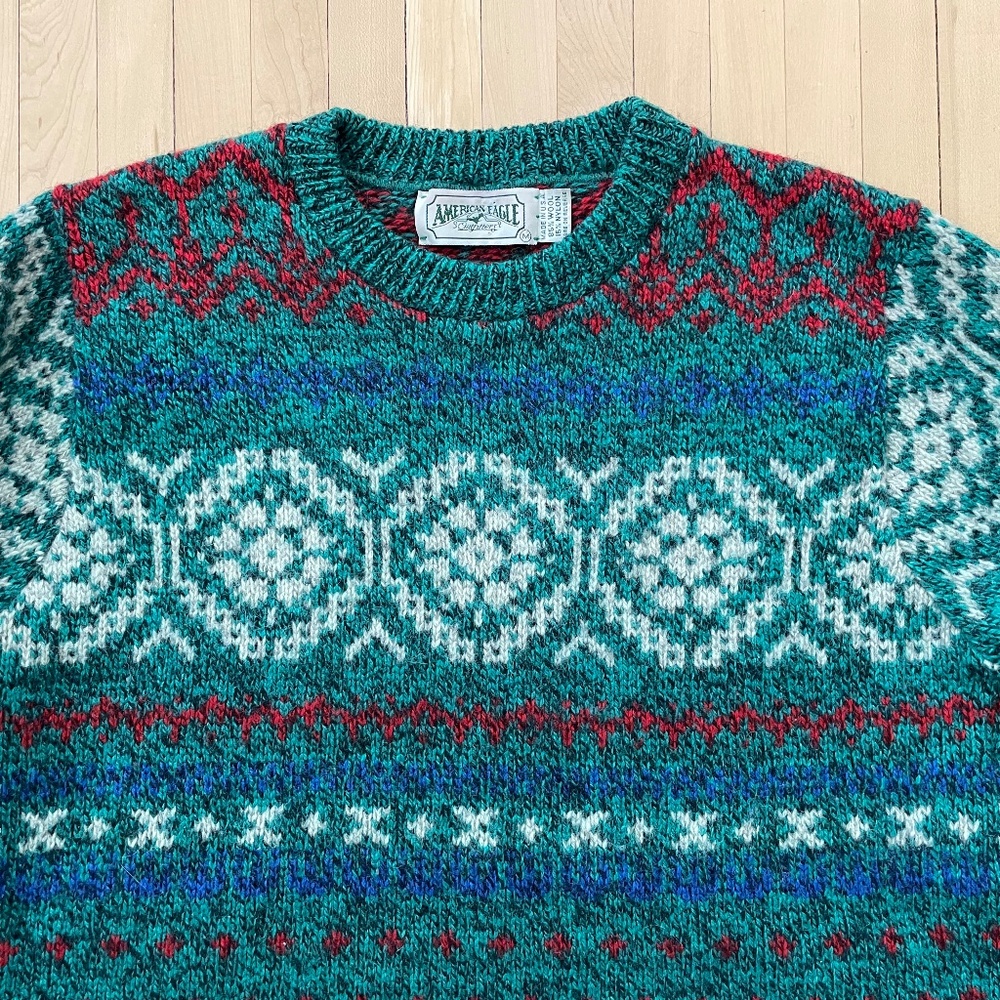 Vintage American Eagle Wool Sweater - Picture 2 of 7